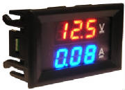 Digital amp and voltage meter